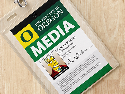 UO ID Badge