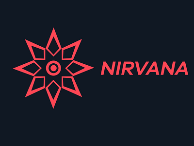 nirvana logo brand brand design branding design logo logo design logodesign logos logotype web design