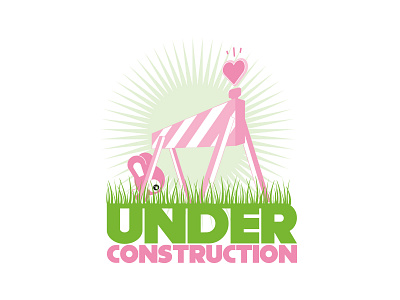 Under Construction adobe illustrator bunny cute grass illustration under construction vector