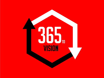 365 to Vision adobe illustrator branding design flat illustration logo vector