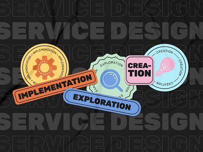 Service Design Sticker