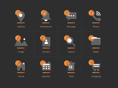 Frosted Glass Icons Pack
