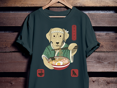 Labrador Eats Ramen