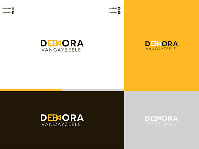 Debora logo design branding design flat graphic design icon illustration logo minimal typography vector
