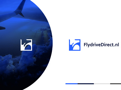 FlydriveDirect travel logo business logo cool logo design flat graphic design icon logo logo design logo designer logodesign minimal minimalist logo modern logo