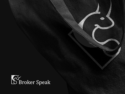 Broker Speak Logo Design b logo brand identity branding bull logo business logo design flat graphic design icon logo logo design logo mark logos logotype minimal modern logo monogram logo typography vector