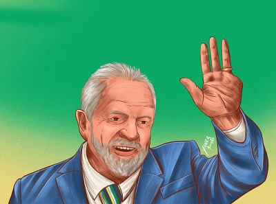 Lula 23 - Presidente do Brasil art desenho draw illustration ilustração digital