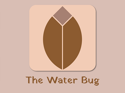 The Water Bug app branding design graphic design illustration logo