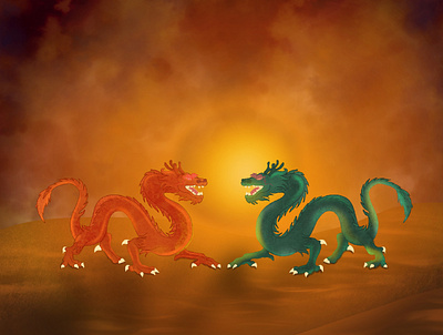 Dragons dragon drawing illustration