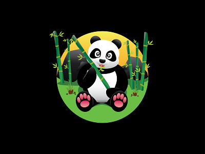 Panda design illustration panda vector