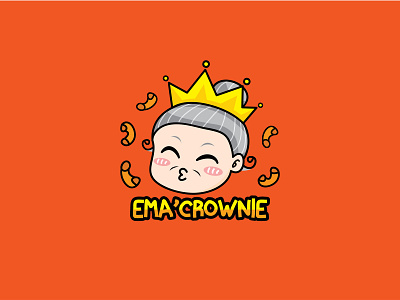 "Ema Crownie" Logo adobe adobe illustrator crown crown logo illustraion logo vector