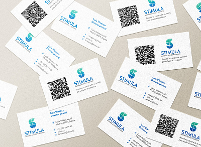 Сorporate identity for Stimu.la branding business card business cards design logo typography vector