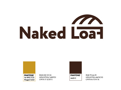 Niked Loaf Branding art branding bread design graphic illustration illustrations illustrator logo pan vector