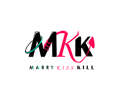 Logo Design - Marry Kiss Kill app branding design graphic design icon illustration logo photoshop typography vector