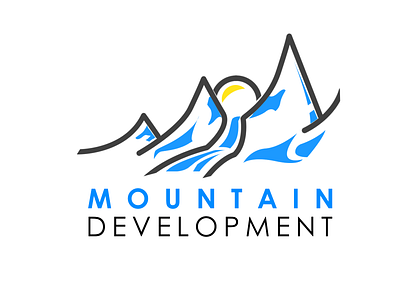 Logo Design - Mountain Development contest design flat graphic design icon illustration logo photoshop typography vector web