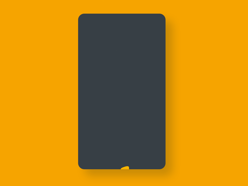 Signup Animation :: Daily UI dailyui motion signup simpledesign splash ui yellow