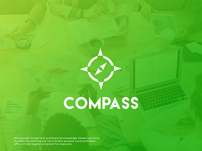 Compass Modern Logo Design for a Financial & Accounting Company