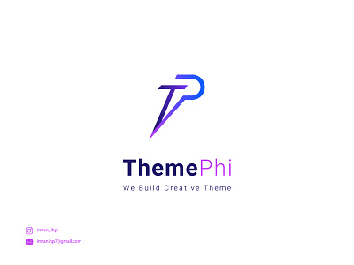 Theme Phi Lettermark Logo design