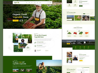 Agricola - Agriculture Farming Web organic shop ui
