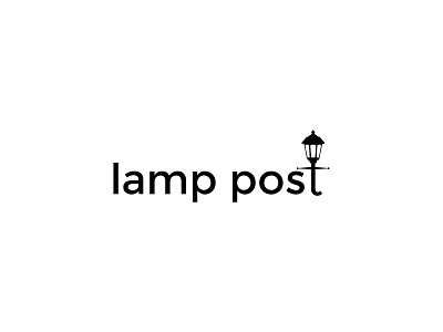 lamp post logo brand identity branding corporate identity lettermark logo minimal minimalist logo monogram typography vector word mark wordmark
