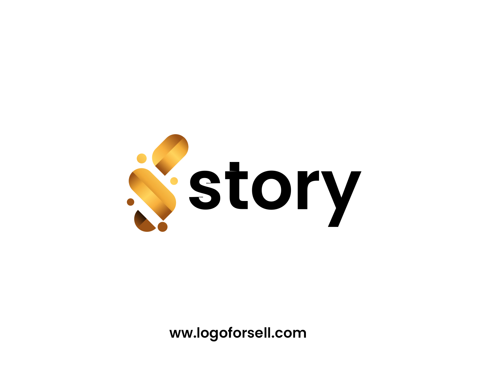 Story logo design concept by Logoforsell on Dribbble