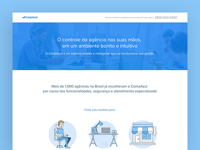 ContaAzul for Agency ca contaazul landing page lp site startup