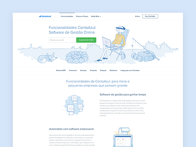 Contaazul Features Page
