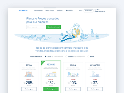 Pricing Page ca contaazul planos planos e preços preços pricing site