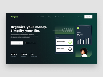 Payspace branding design figma finance ui ux