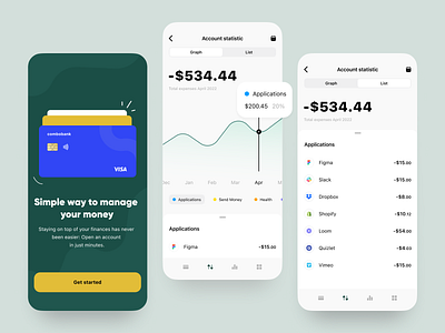 Bank App app bank branding color fi figma finance icon mobile pay ui ux