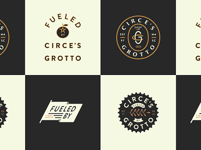 Cycling Team Badges badge bike cycle cycling flag icon identity logo logotype monogram tomato