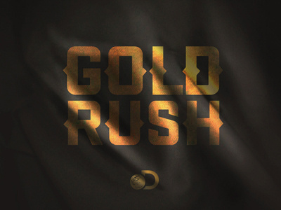 Gold Rush Flag branding discovery discovery channel gold gold rush title treatment