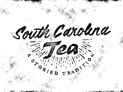 South Carolina Tea handlettering south carolina tea typography