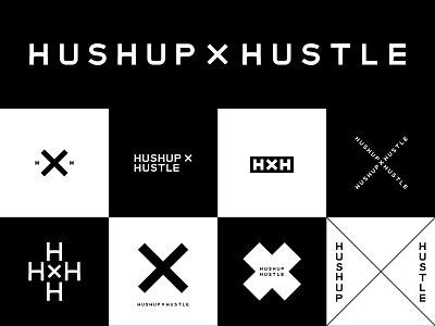 HXH Logo Kit brand scheme branding h hxh identity identity system logo typography x