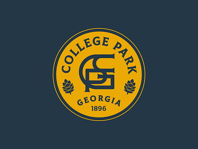 College Park Logo Concept - City Seal atlanta branding city branding city logo city seal college park georgia historic logo logo
