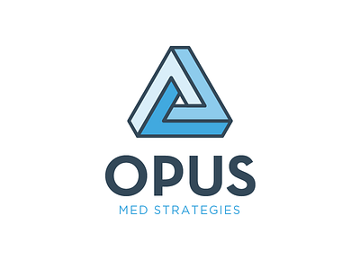 Opus Logo Concept branding fat lines identity logo