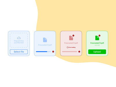 File Upload - DailyUI 031 031 daily ui design file file upload flat minimal ui