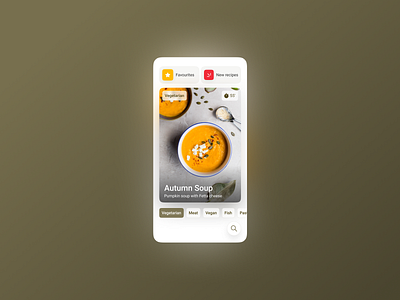 Recipe - DailyUI 040 040 app dailyui design recipe recipe app ui