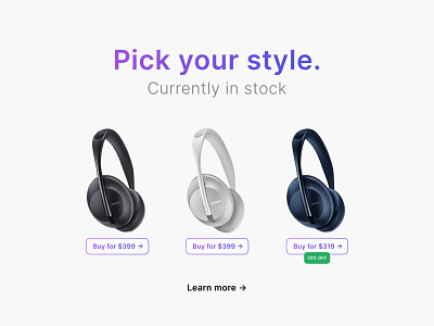 Currently In Stock - DailyUI 096 app currently in stock daily ui design gradient minimal shopping stock ui web