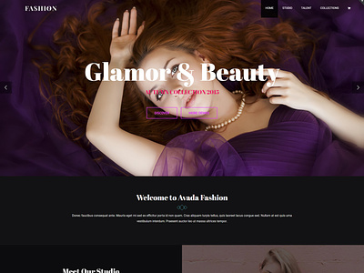 Fashion website design and development
