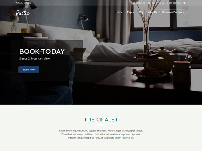 Hotel Booking website design and development by wordpress
