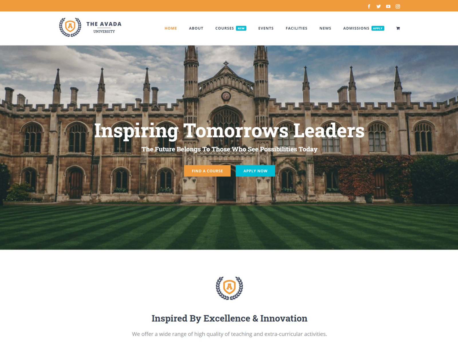 University Website by S Y Shahadot on Dribbble