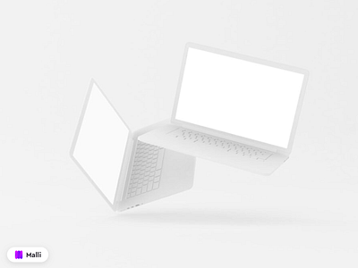 Download Free Floating Clay Macbooks Pro Mockup By Malli On Dribbble