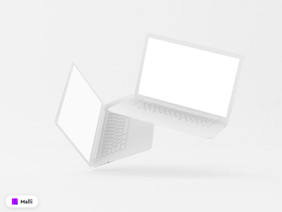 Free Floating Clay Macbooks Pro Mockup By Malli On Dribbble