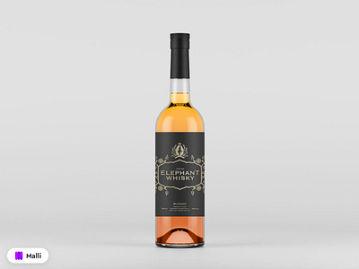 Free Bottle with Label Mockup botlle bottle bottle design bottle label bottle mockup bottles download mockup free freebie freebies label label design labeldesign labels mock up mockup mockup design mockup psd mockup template mockups