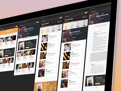 Blog Design — Multiple Artboards