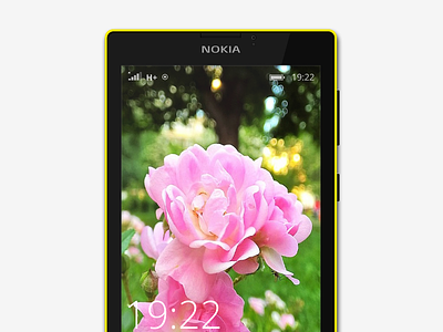 Lumia 520 (with wallpaper) black experiment gravit gravit beta gravit design gravitapp illustration lumia ui vectors windows phone yellow