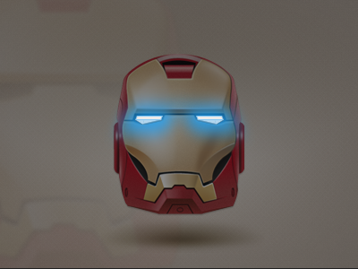 Iron Man - Glowing Eyes (CSS3) css css3 experiment fun html