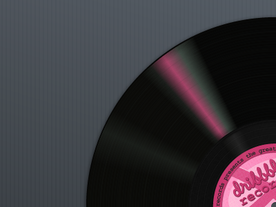 Dribble Records 2010/2 green pink graphite illustration vectors dribbble illustrator fireworks vinyl record