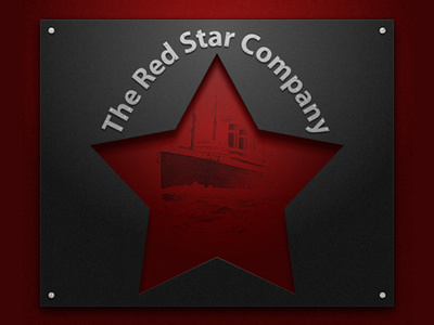 Red Star Company logo (2) dark fireworks illustration inspiration logo red star